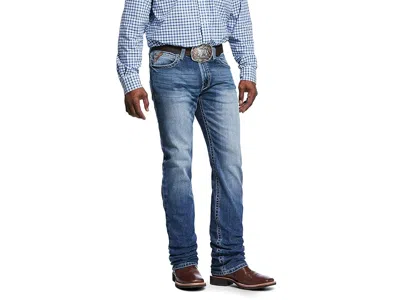 Ariat M4 Low Rise Stackable Straight Leg Jeans In Dakota In Blue