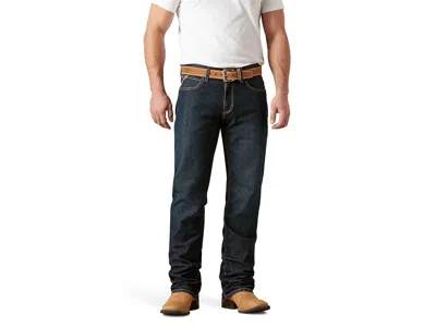 Ariat M4 Performance Pro Ripped Bootcut Jeans In Blackstone In Blue