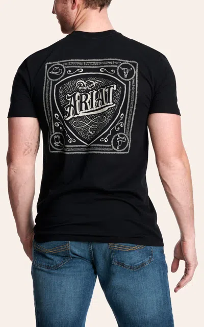 Ariat Men's Black Bandana Logo Graphic T-shirt