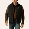 Ariat Men's Logo Softshell Vest In Black In Black