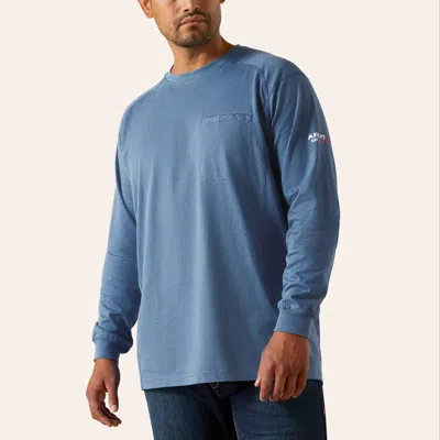Ariat Men's Blue Fr Long Sleeve T-shirt In Multi