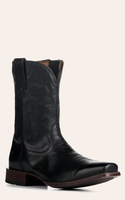 Ariat Men's Bodie Iron Black Zip Square Toe Cowboy Boots