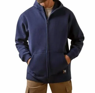 Ariat Men's Born For This Full Zip Hoodie In Navy In Blue
