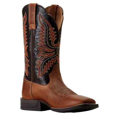 Pre-owned Ariat Men's Brush Creek Mesa Tan Cowboy Western Boot 10053579