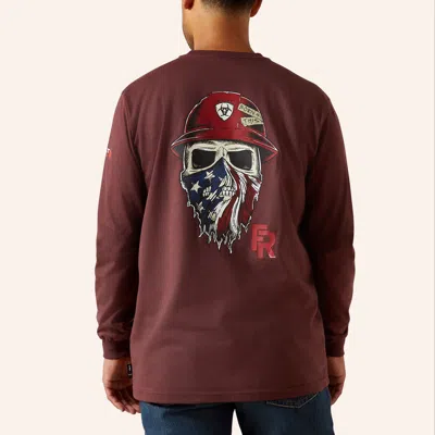 Ariat Men's Burgundy Born For This Graphic T-shirt