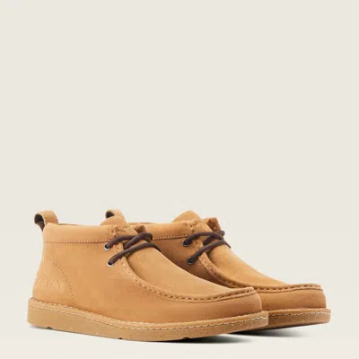 Ariat Men's Clean Country Suede Chukka Shoes In Dark Tan In Multi