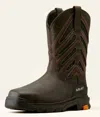 Ariat Men's Comp Toe Intrepid Venttek Work Boots - Ee Width In Iron Coffee In Gray