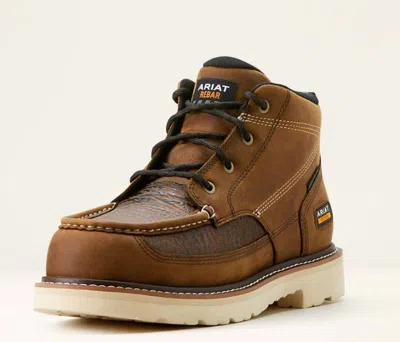 Ariat Men's Composite Toe Rebar Lift Chukka Work Boot In Distressed Brown In Multi