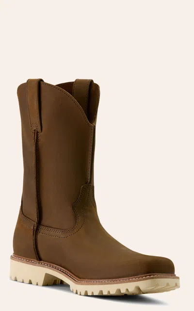 Ariat Men's Dark Wheat Stoney Creek Square Toe Boots In Brown