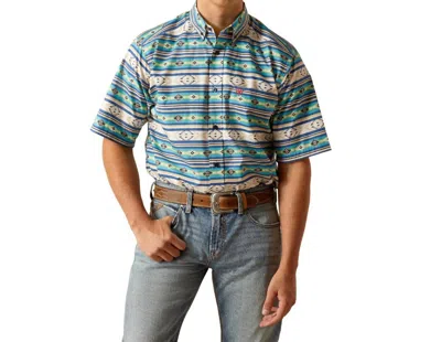 Ariat Men's Denzel Limoges Shirt In Blue Multi