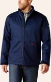Ariat Men's Fr Navy Basic Insulated Canvas Jacket In Blue