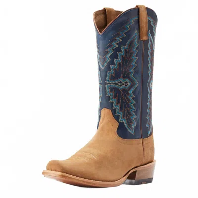Ariat Men's Futurity Showman Cowboy Boot In Dijon Roughout In Multi
