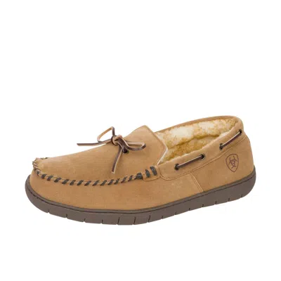 Ariat Men's Harrison Moccasin Slipper In Chestnut