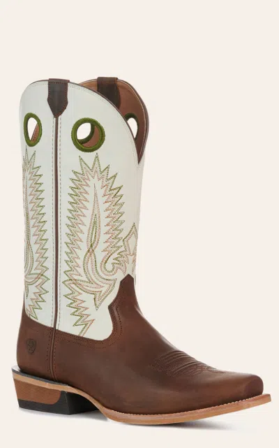 Ariat Men's Hickory & Crema Tekstep Narrow Cutter Toe Cowboy Boots In Multi