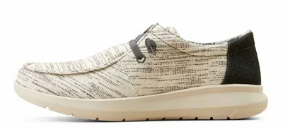 ARIAT MEN'S HILO CASUAL SHOE IN HEATHER WHITE