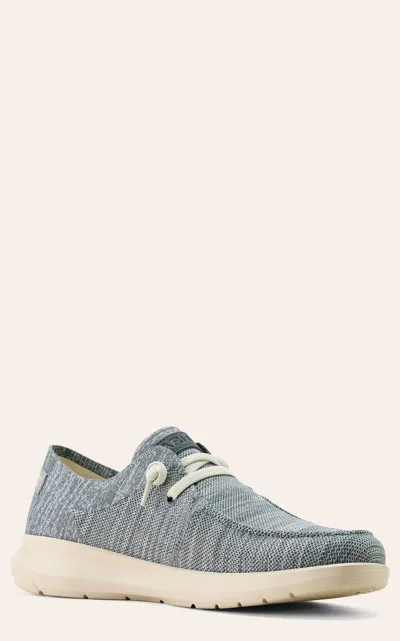 Ariat Men's Hilo Medium Gray Knit Moc Toe Casual Shoes