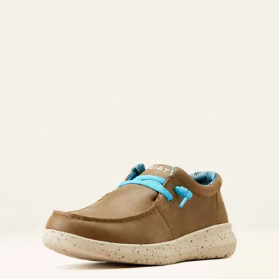 Ariat Men's Hilo Slip-on In Brown Bomber/blue In Multi