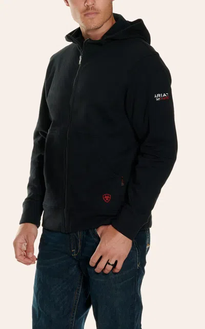 Ariat Men's Hrc2 Black Long Sleeve Fr Work Hoodie