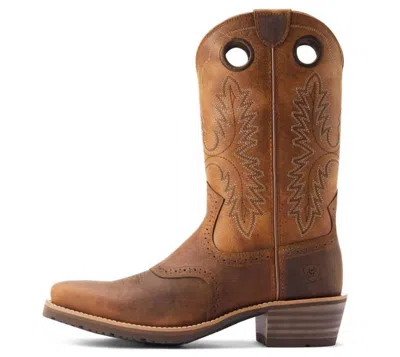 Ariat Men's Hybred Roughstock Sorrel Crunch Boot In Brown