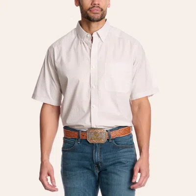 Ariat Men's Kenny White Geo Print Shirt