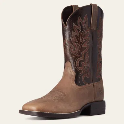 Ariat Men's Layton Western Boot In Authentic Brown