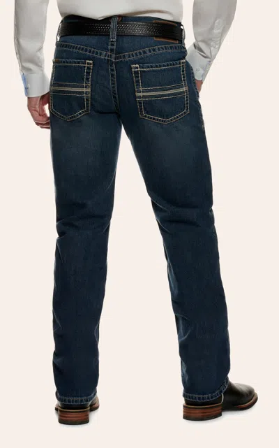 Ariat Men's M2 Cassidy Owens Relaxed Fit Stackable Boot Cut Jeans In Blue