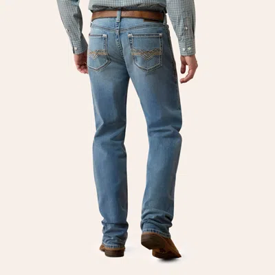 Ariat Men's M2 Marlon Light Wash Relaxed Fit Bootcut Jeans In Lt Stonewash