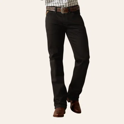 Ariat Men's M4 Hansen Black Relaxed Mid Rise Bootcut Jeans