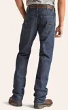 Ariat Men's M4 Low Rise Basic Boot Cut Fr Work Jeans In Blue