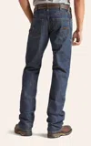 Ariat Men's M4 Low Rise Basic Boot Cut Fr Work Jeans In Blue