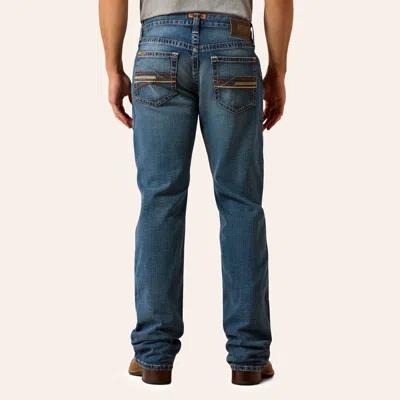 Ariat Men's M4 Thornton Medium Wash Relaxed Fit Bootcut Jeans In Medium Blue