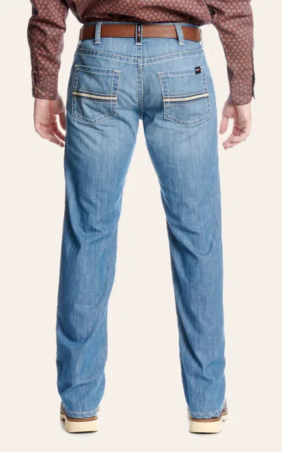Ariat Men's M5 Duralight Owens Light Wash Straight Fr Work Jeans