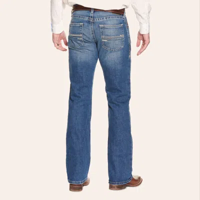 Ariat Men's M5 Walden Marston Medium Wash Straight Fit Straight Leg Jeans In Blue