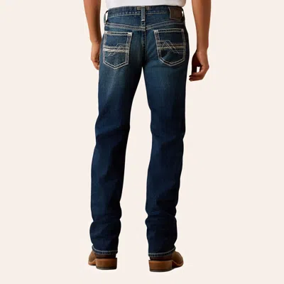 Ariat Men's M7 Christopher Dark Wash Slim Fit Straight Leg Jeans In Blue