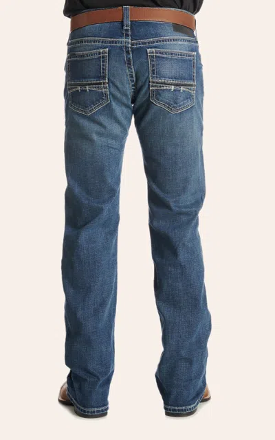 Ariat Men's M7 Coltrane Medium Wash Stretch Stackable Straight Leg Jean In Blue