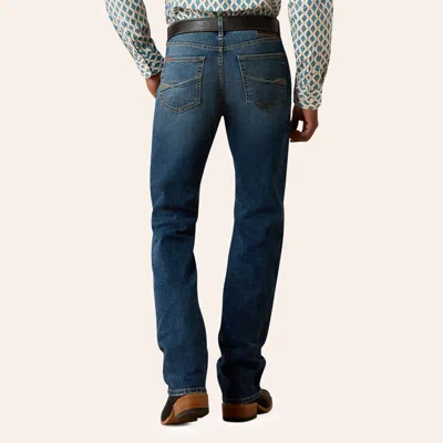Ariat Men's M7 Rocker Trent Dark Wash Slim Straight Leg Jeans In Blue