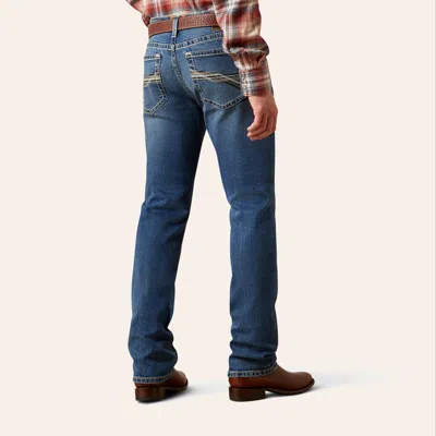 Ariat Men's M8 Dean Zane Wash Slim Fit Straight Leg Jeans In Blue
