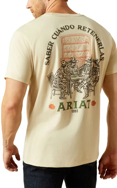 Ariat Men's Natural Mezcat Mezclilla Graphic T-shirt In Neutral