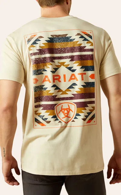 Ariat Men's Natural Tapaz Zapoteco Graphic T-shirt In Neutral