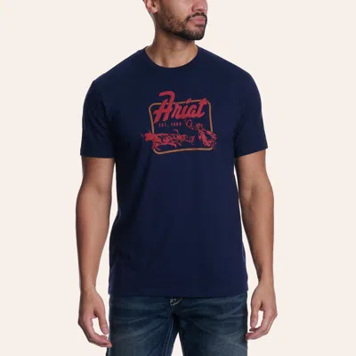 Ariat Men's Navy Blue Roper Graphic T-shirt