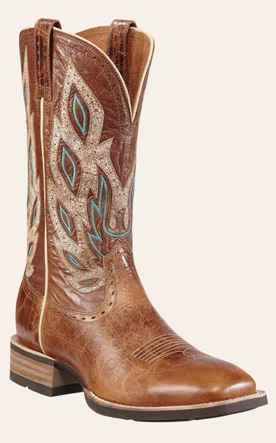 Ariat Men's Nighthawk Beasty Brown Square Toe Cowboy Boots