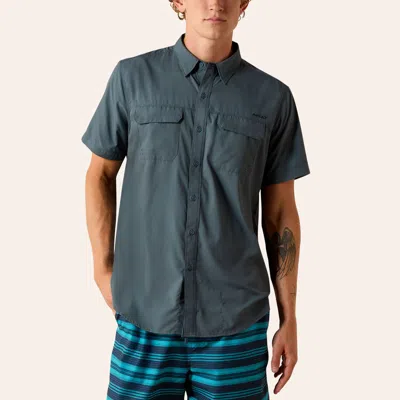 Ariat Men's Outbound Venttek Dark Slate Shirt In Blue
