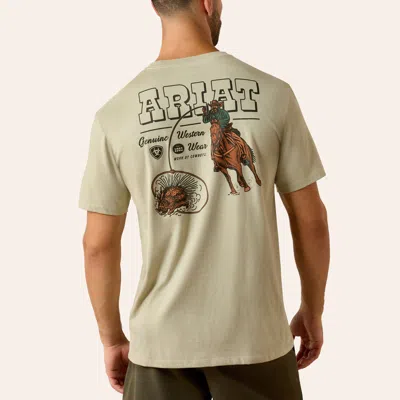 Ariat Men's Porcupine Posse Elm Graphic T-shirt In Brown