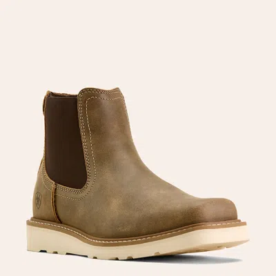 Ariat Wexford 10061290 Boots Mens Caramel Suede Round Toe Chelsea Zogg1365 In Multi