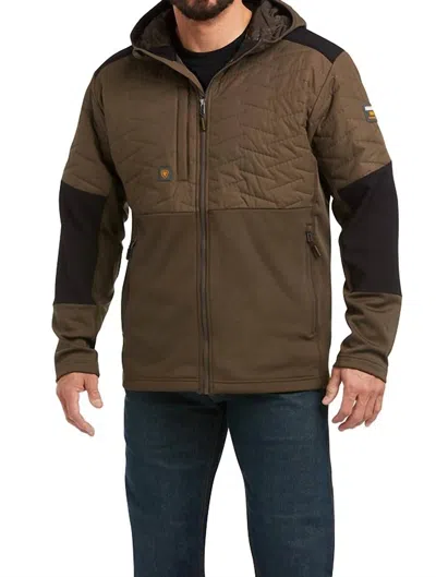 Ariat Men's Rebar Cloud 9 Insulated Jacket In Brown & Black