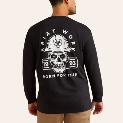 Ariat Men's Rebar Cotton Strong Black Hardhead Graphic T-shirt