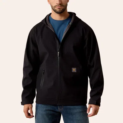 Ariat Men's Rebar Durastretch Utility Black Softshell Hoodie