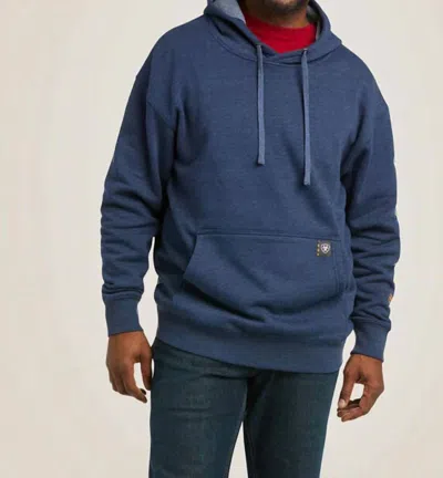 Ariat Men's Rebar Graphic Hoodie In Navy In Blue
