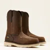 Ariat Men's Distressed Brown Rebar Composite Toe Work Boots In Brown