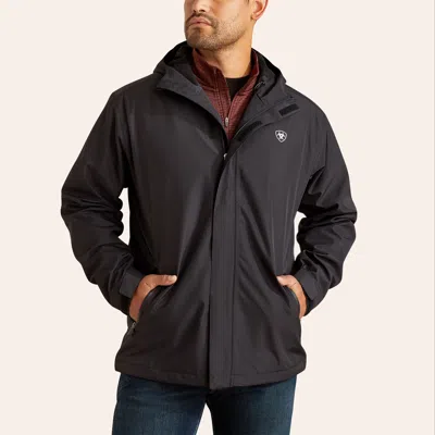 Ariat Men's Rebar Stormshell Black Waterproof Jacket